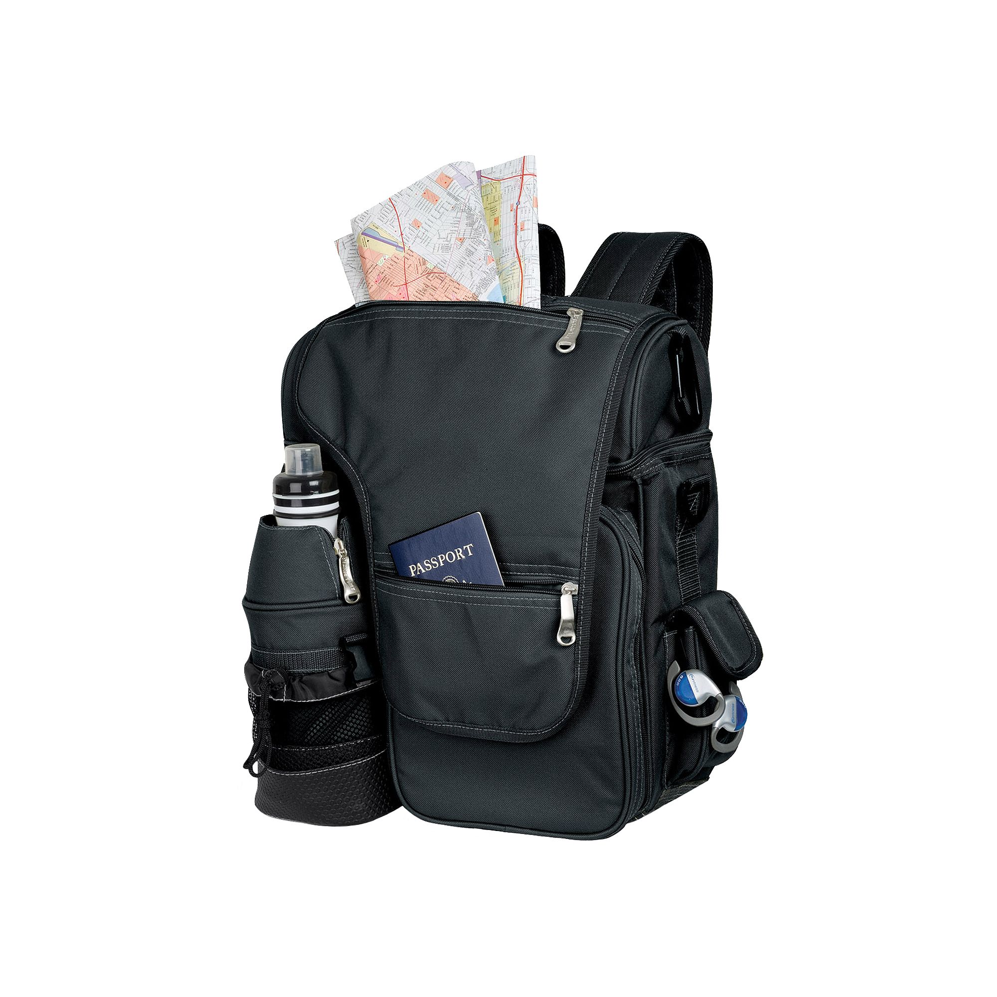 Picnic Time Insulated Backpack, Black