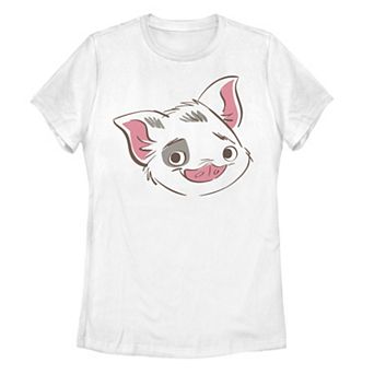 Disney's Moana Pua Juniors' Big Face Graphic Tee