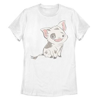Disney's Moana Pua Juniors' Drawn Smile Graphic Tee