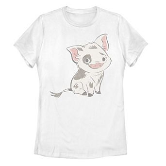 Disney's Moana Pua Juniors' Drawn Smile Graphic Tee