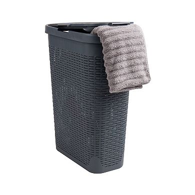 Mind Reader 40 Liter Slim Laundry Basket