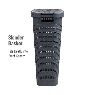 Mind Reader 40 Liter Slim Laundry Basket