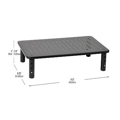 Mind Reader Rectangle Monitor Stand