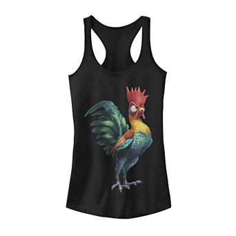 Juniors' Disney's Moana Hei Hei Left Chest Portrait Tank Top