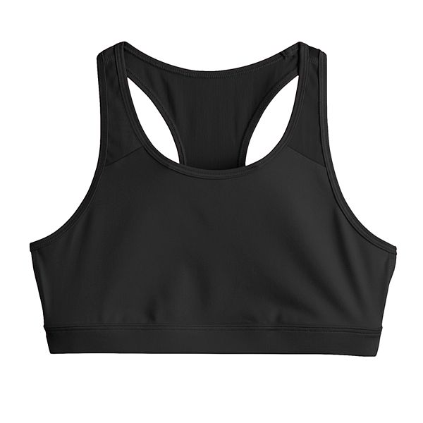 Girls 7-16 Tek Gear® Mesh Inset Sports Bra in Regular & Plus