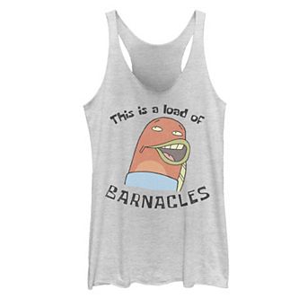 Juniors' Nickelodeon SpongeBob SquarePants This Is A Load Of Barnacles Graphic Tank Top