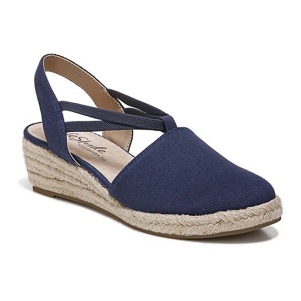 LifeStride Katrina 2 Women's Espadrille Wedges - Navy (7.5)