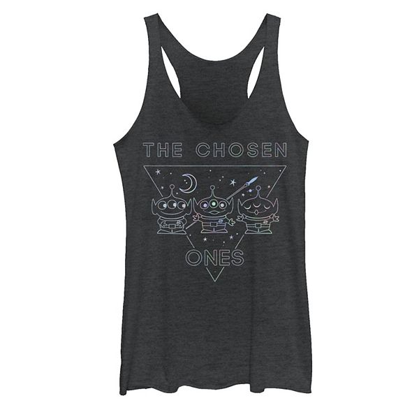 Juniors' Disney/Pixar Toy Story Rainbow Aliens The Chosen Ones Tank Top