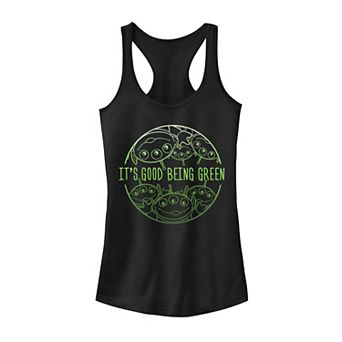 Juniors' Disney/Pixar Toy Story Being Green Tank Top