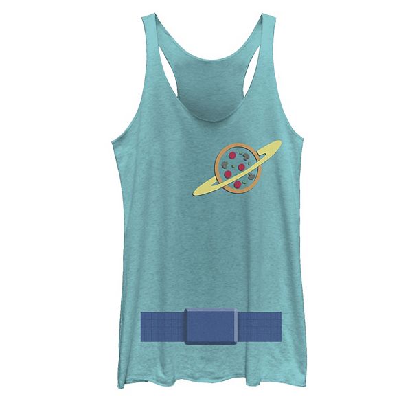 Juniors' Disney/Pixar Toy Story Alien Costume Pizza Tank Top