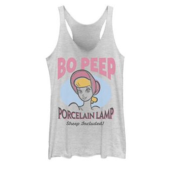 Juniors' Disney/Pixar Toy Story 4 Bo-Peep Porcelain Lamp Poster Tank Top