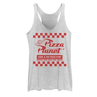 Juniors' Disney/Pixar Toy Story Pizza Planet Logo Tank Top