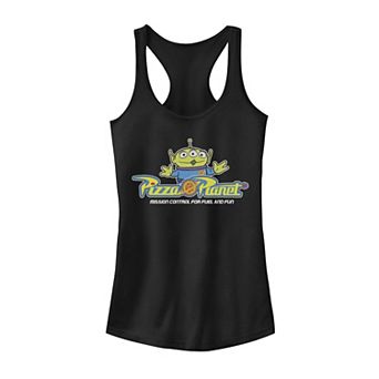 Juniors' Disney/Pixar Toy Story Aliens Pizza Planet Classic Tank Top