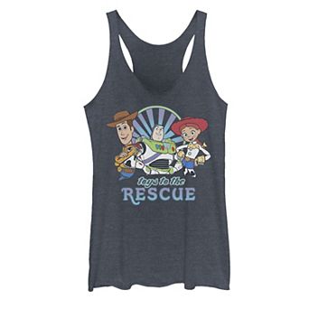 Juniors' Disney/Pixar Toy Story Jessie Woody Buzz Toys To The Rescue Tank Top