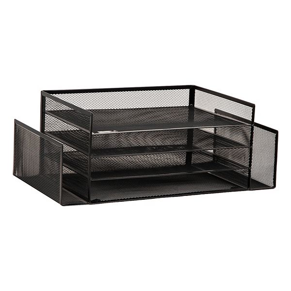 Mind Reader Desk Organizer With 6 Compartments