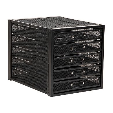 Mind Reader 5 Drawer Cabinet