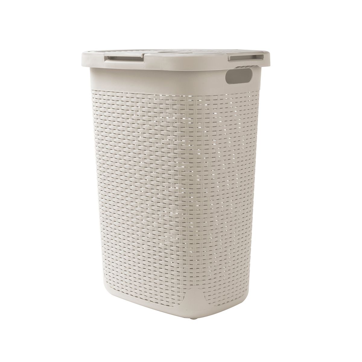 Mind Reader 60 Liter Laundry Basket - Ivory, HAMPER