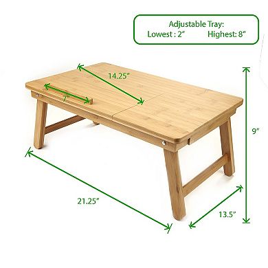 Mind Reader Bamboo Lap Desk