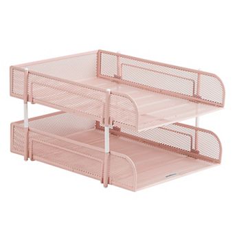 Mind Reader 2 pc Stackable Letter Tray