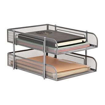 Mind Reader 2 pc Stackable Letter Tray