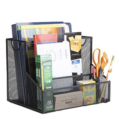 Mind Reader Large File Organizer Storage Basket For A4 Paper