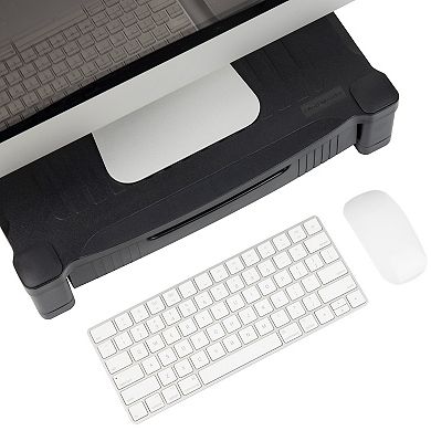 Mind Reader Monitor Stand Riser With Drawer Storage