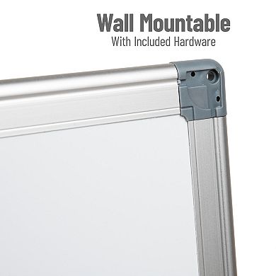 Mind Reader Magnetic Dry Erase Board With Marker Tray