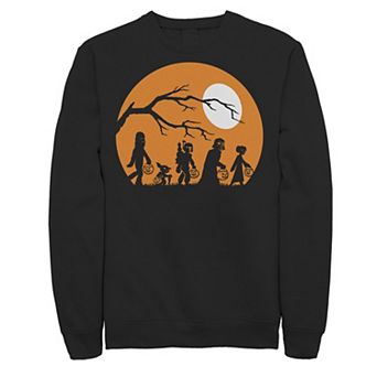 Men's Star Wars Trick-Or-Treat Halloween Silhouette Graphic Fleece Pullover