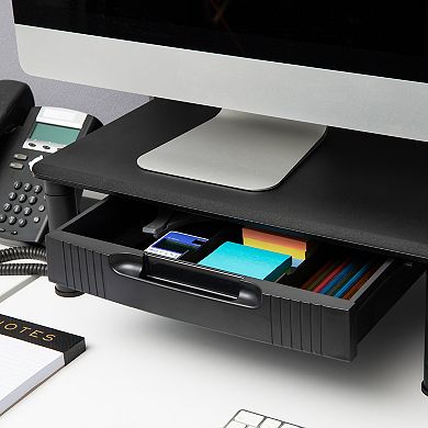 Mind Reader Large Dual Monitor Stand For Computer Screens