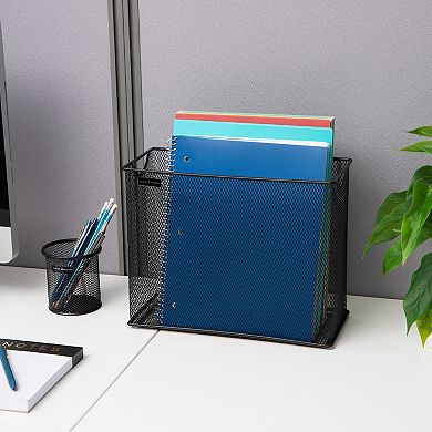 Mind Reader File Organizer Storage Basket For Letters