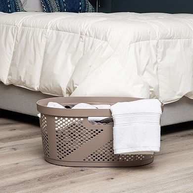 Mind Reader 40 Liter Plastic Laundry Basket