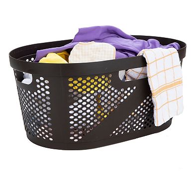 Mind Reader 40 Liter Plastic Laundry Basket