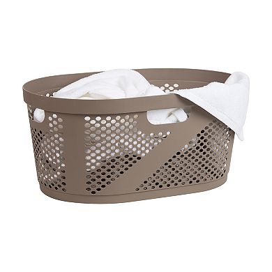 Mind Reader 40 Liter Plastic Laundry Basket