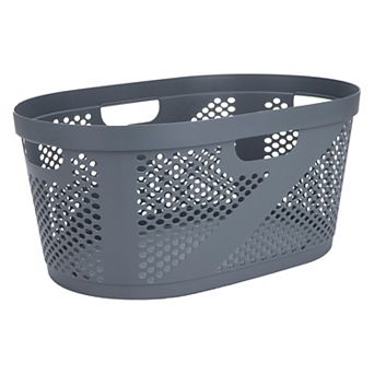 Mind Reader 40 Liter Plastic Laundry Basket