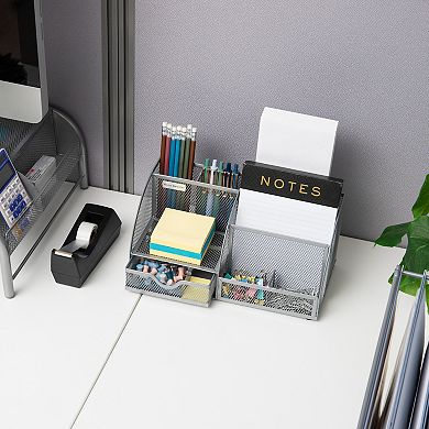 Mind Reader 7-Compartment Desk Organizer