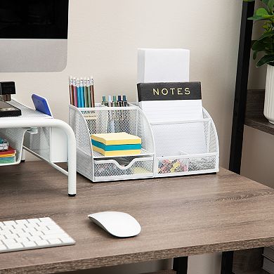 Mind Reader 7-Compartment Desk Organizer