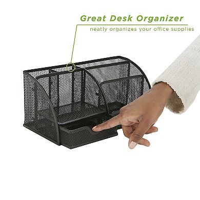 Mind Reader 7-Compartment Desk Organizer