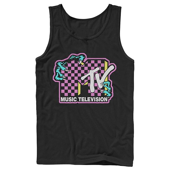 Men's MTV Checkered Zombie Hands Tank Top
