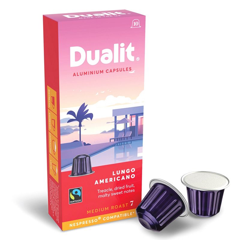 Dualit Lungo Medium Roast Capsules (100 Capsules), Multicolor