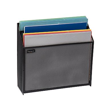 Mind Reader 3-Tier Jumbo Metal Mesh File Holder