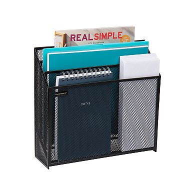 Mind Reader 3-Tier Jumbo Metal Mesh File Holder