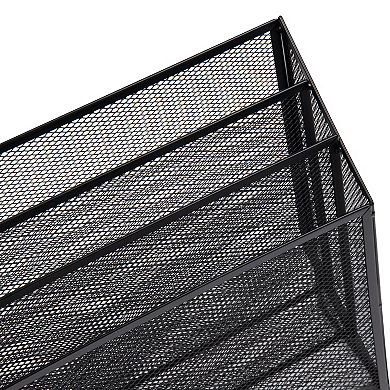 Mind Reader 3-Tier Jumbo Metal Mesh File Holder