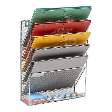 Mind Reader Hanging Wall File Organizer