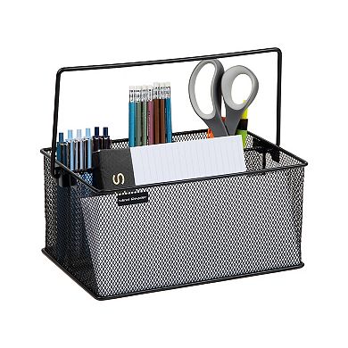 Mind Reader Metal Mesh Basket With Handle
