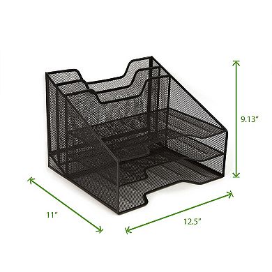 Mind Reader Three-Tiered Desk Organizer Tray