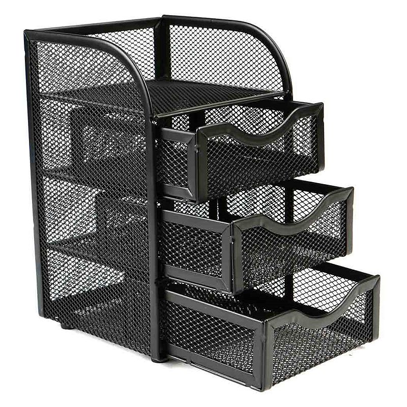 Mind Reader Mini Office Supplies Organizer, Gray