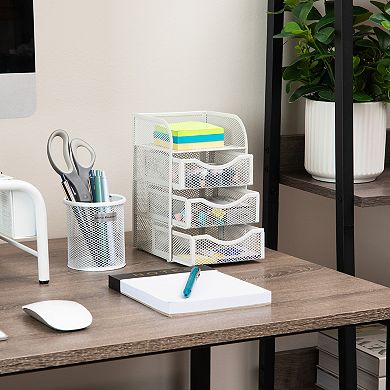 Mind Reader Mini Office Supplies Organizer