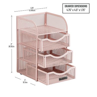 Mind Reader Mini Office Supplies Organizer