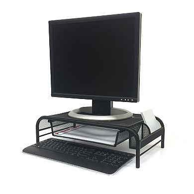 Mind Reader Monitor Stand With Drawer
