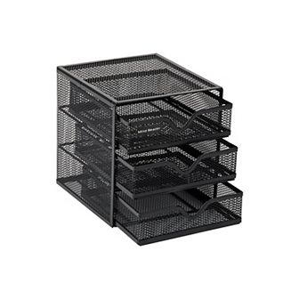 Mind Reader Mesh Mini 3 tier Drawer Organizer